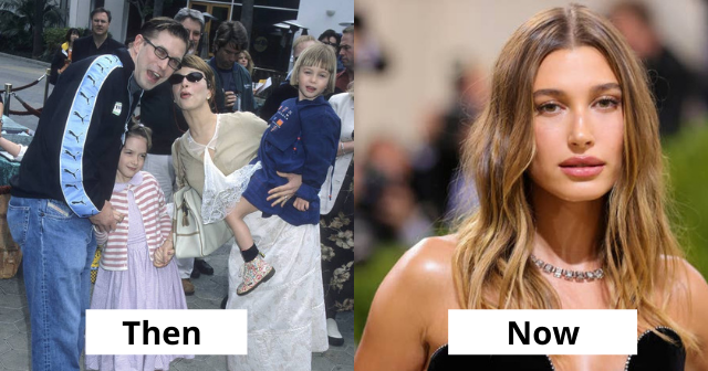 Time flies and these 15 "then vs now" celebrity children's photos are the best proof