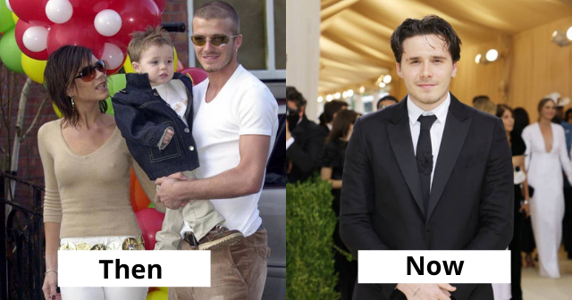 Time flies and these 15 "then vs now" celebrity children's photos are the best proof