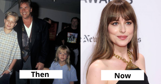 Time flies and these 15 "then vs now" celebrity children's photos are the best proof