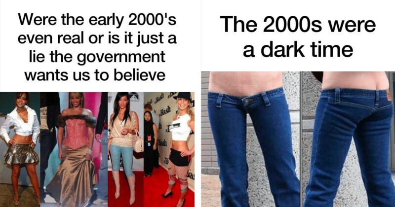 Memes will only be understood by those who remember the early 2000s